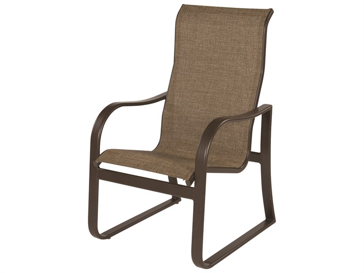 Windward Design Group Corsica Sling Aluminum High Back Dining Chair