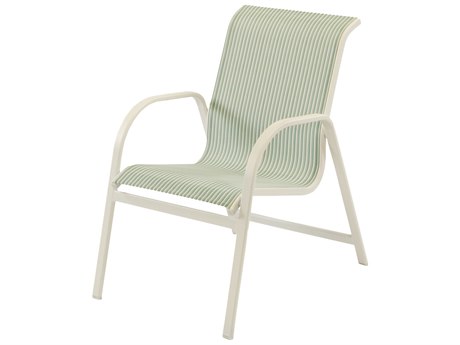 Windward Design Group Ocean Breeze Sling Aluminum Dining Arm Chair