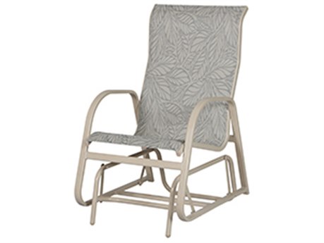Windward Design Group Ocean Breeze Sling Aluminum Single Hight Back Glider Lounge Chair