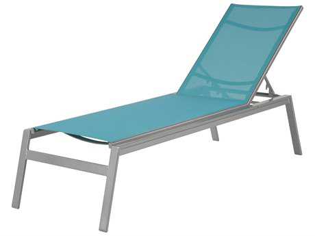 Windward Design Group Skyway Sling Aluminum Armless Chaise Lounge