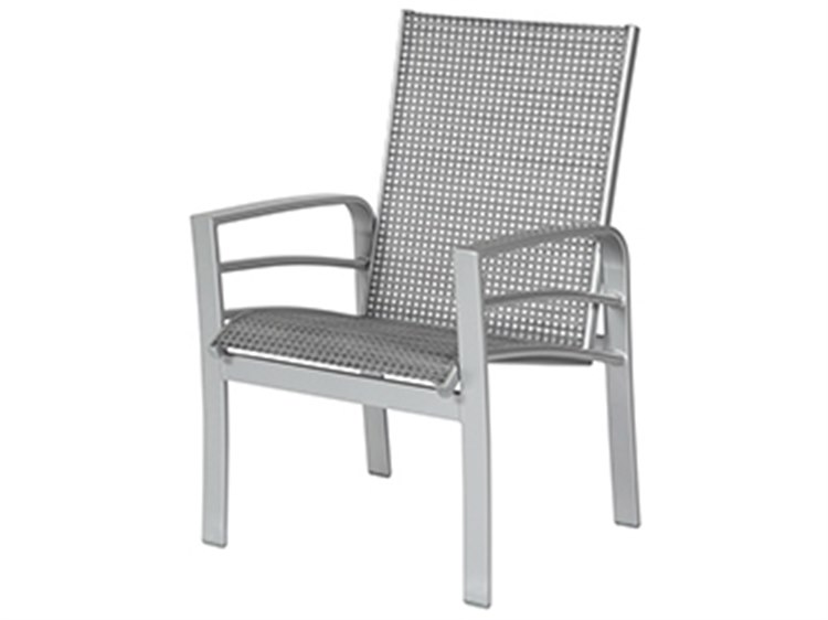Windward Design Group Skyway II Sling Aluminum Dining Arm Chair