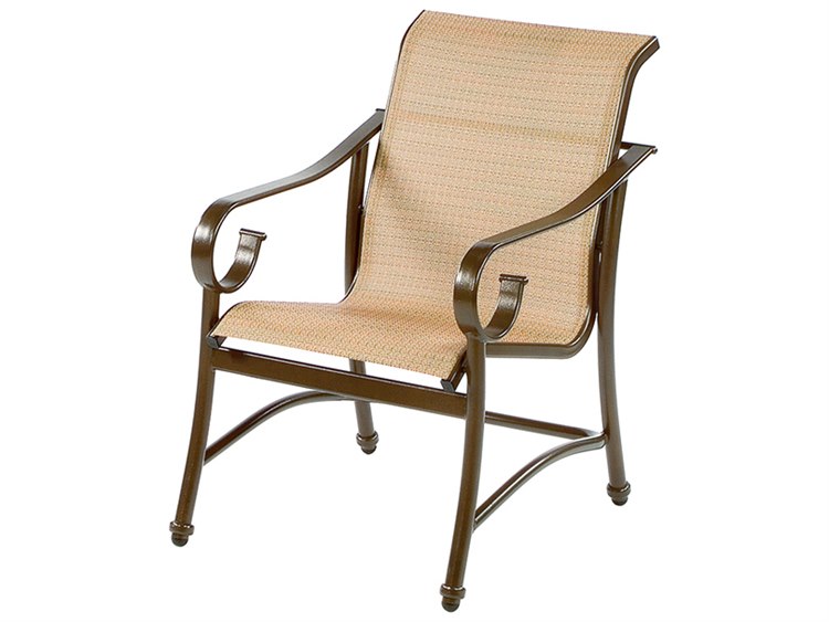 Windward Design Group West Wind Sling Aluminum Dining Arm Chair