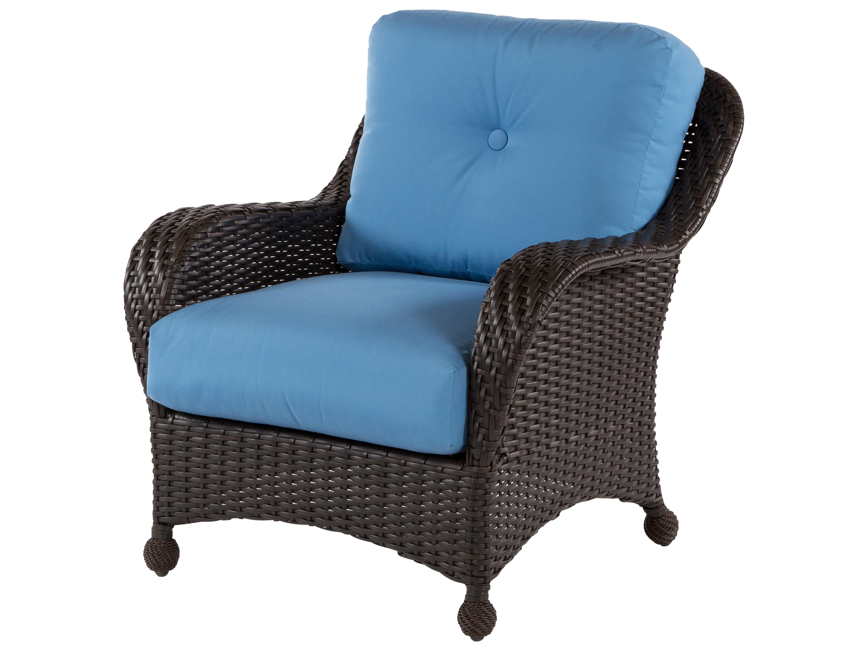 Windward Design Group Carolina Wicker Deep Seating Aluminum Lounge