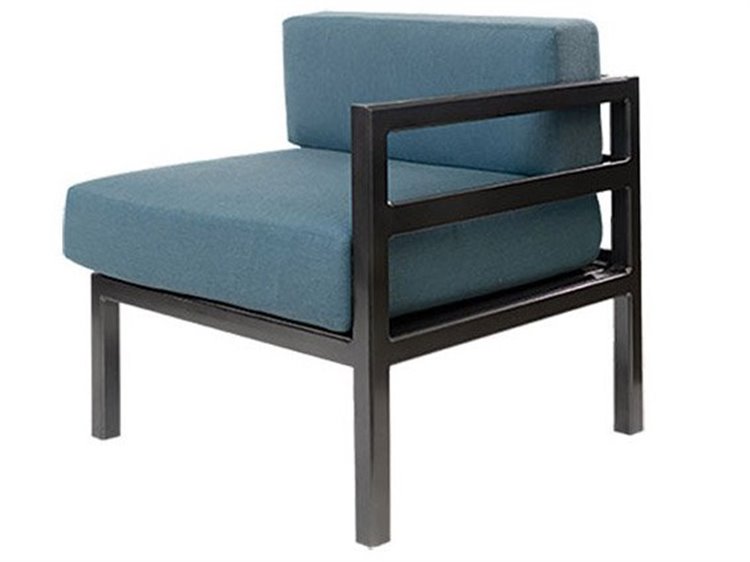 Windward Design Group Barcelona Cushion Aluminum Right/Left Outdoor Patio Lounge Chair