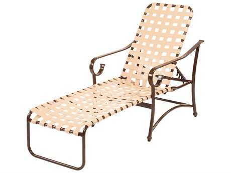 Windward Design Group West Wind Strap Aluminum Chaise Lounge