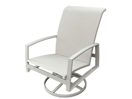 Windward Design Group Metro Sling Aluminum Swivel Rocker Lounge Chair