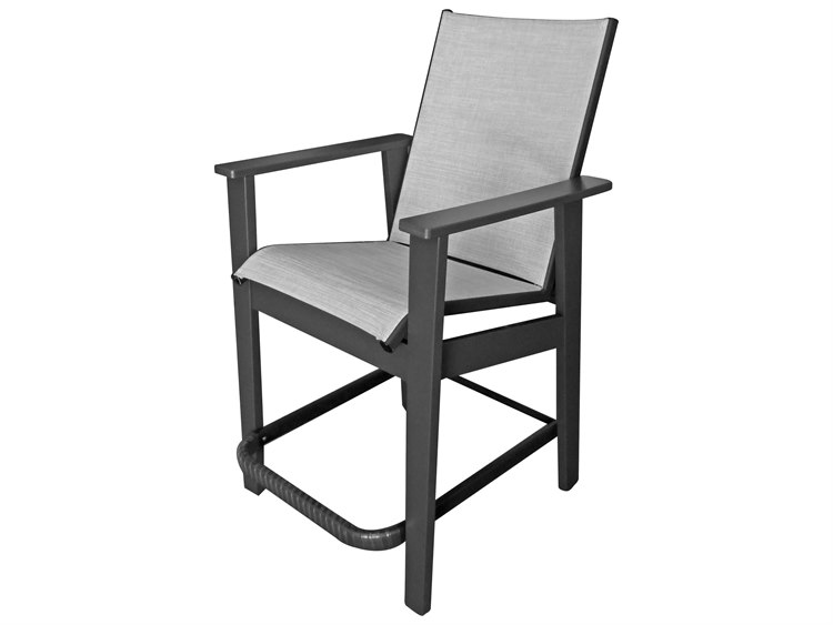 Windward Design Group Sienna Sling Marine Grade Polymer Bar Chair Windward Design Group Sienna Sling Marine Grade Polymer Bar Chair