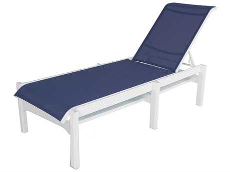 Windward Design Group Cape Cod Sling Mgp Armless Chaise Lounge with Wheels