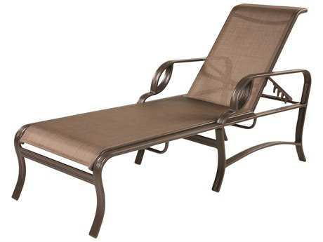 Windward Design Group Eclipse Sling Cast Aluminum Chaise Lounge