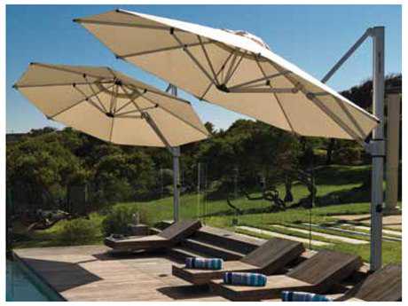 Windward Design Group Haven Cantilever 10 Square Crank Umbrella
