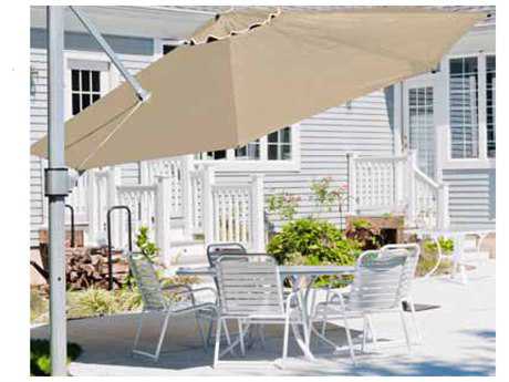 Windward Design Group Oasis Catilever Aluminum 9 Feet Wide Sqaure Crank Umbrella