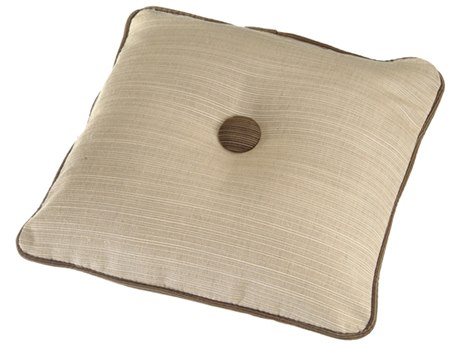 Windward Design Group Throw Pillow Contrasting Welt and Button 16 x 16