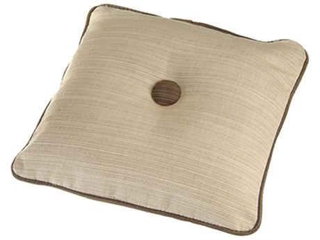 Windward Design Group Throw Pillow Contrasting Welt and Button 18 x 18