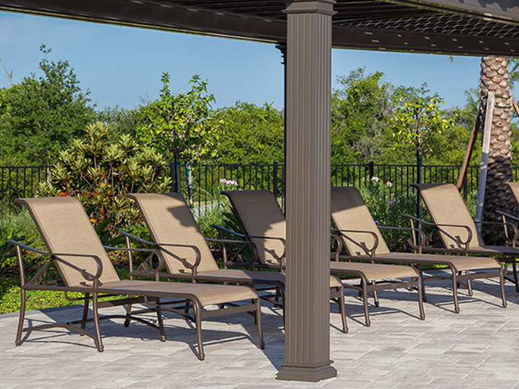 Windward Design Group West Wind Sling Aluminum Lounge Set