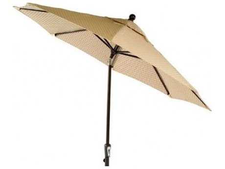 Windward Design Group Eclipse Market Umbrella 8 Aluminum Ribs in Champagne