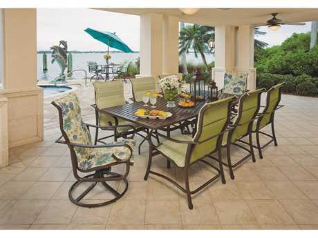 Windward Design Group West Wind Sling Aluminum Dining Set