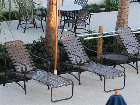 Windward Design Group West Wind Strap Aluminum Lounge Set
