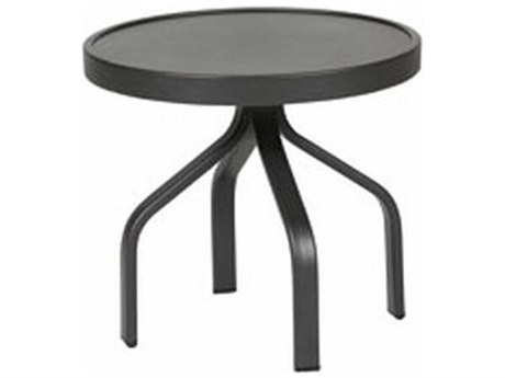 Windward Design Group Avalon II Aluminum Tables 18 Wide Round End Table