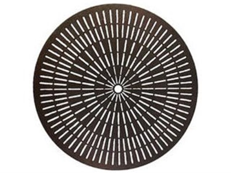 Windward Design Group Starburst Punched Aluminum Round Outdoor End Table