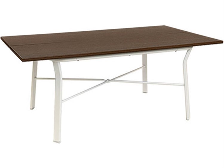 Windward Design Group Raleigh Aluminum Rectangular Outdoor Patio Coffee Table