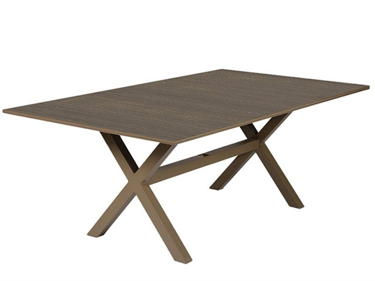 Windward Design Group Lexington Tables Aluminum Rectangular Coffee Table
