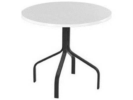 Windward Design Group Fiberglass Top Aluminum 30 Round Dining Table
