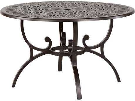 Windward Design Group Versailles Dining Cast Aluminum 48 Round Dining Table