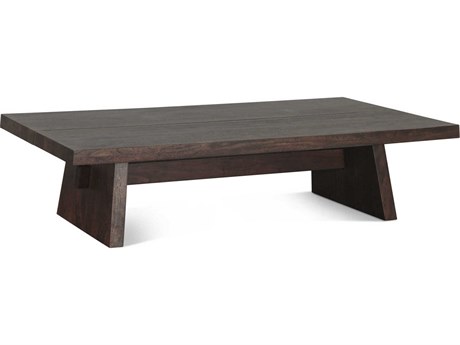 World Interiors Acadia Rectangular Wood Coffee Bean Table