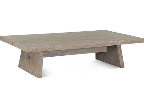 World Interiors Acadia Rectangular Wood Oat Coffee Table