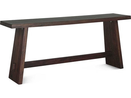 World Interiors Acadia Rectangular Wood Coffee Bean Console Table