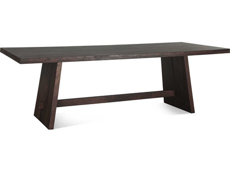 World Interiors Acadia Rectangular Wood Coffee Bean Dining Table
