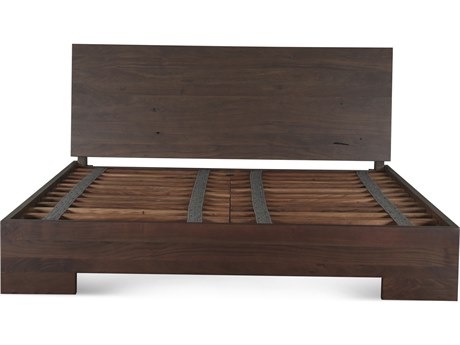 World Interiors Acadia Coffee Bean Brown Acacia Wood Queen Platform Bed