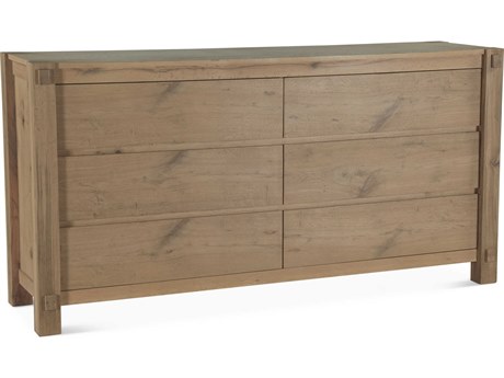 World Interiors Alpine Natural Brown Oak Wood Dresser