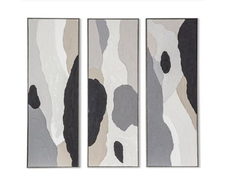 World Interiors Distorted Illusions Motif Canvas Wall Art