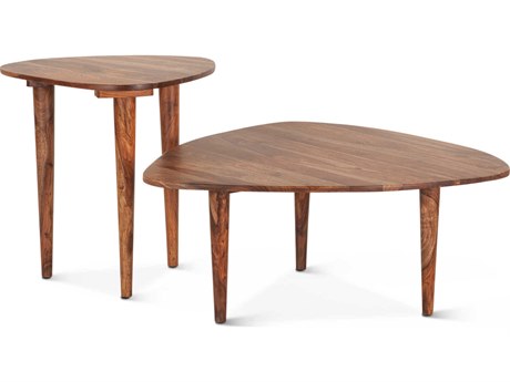 World Interiors Arrey Wood End Table