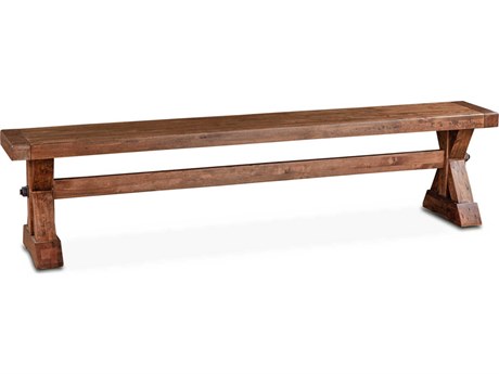 World Interiors Grassroots Aspen Earth Brown Accent Bench