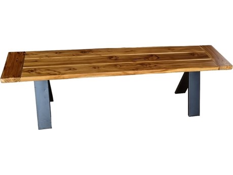 World Interiors Cyprus Natural Brown Accent Bench