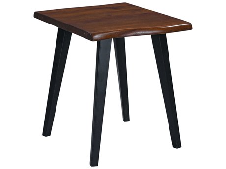 World Interiors Knoxville Rectangular Wood Walnut End Table