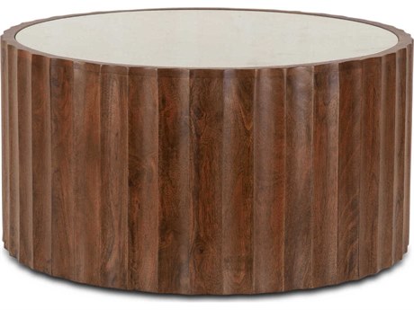 World Interiors Lisbon Round Marble Coffee Table
