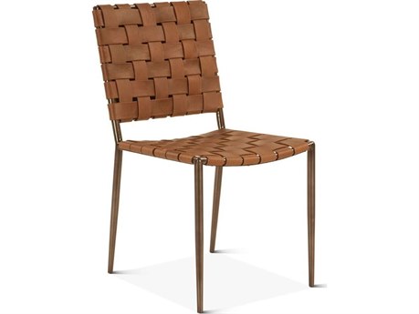 World Interiors Lund Brown Armless Dining Chair