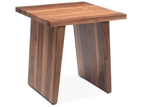World Interiors Madrid Square Wood End Table