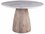 World Interiors Palm Desert Natural Brown / White Wash 48'' Wide Round Dining Table  WITZWPDMODBL