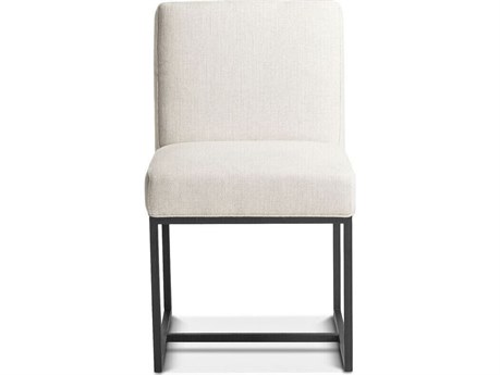 World Interiors Rebel White Upholstered Armless Dining Chair