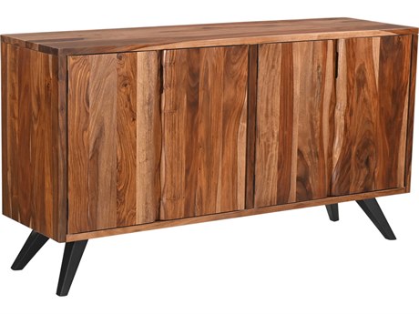 World Interiors Rosewood 62" Solid Wood Natural Sheesham Sideboard