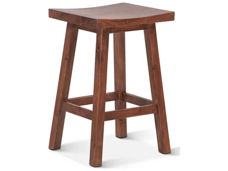 World Interiors Stavanger Acacia Wood Counter Stool