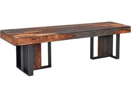 World Interiors Summit Brown Accent Bench