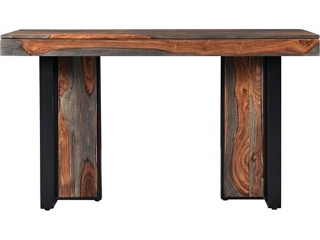 World Interiors Summit Rectangular Wood Console Table