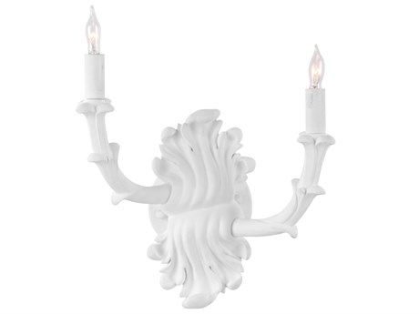 Wildwood Roche 2-Light White Wall Sconce