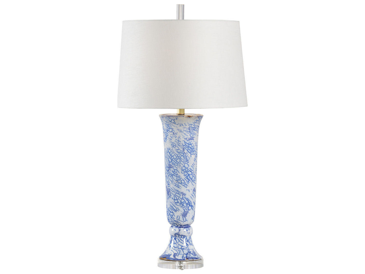 Wildwood Lamps Bartolo Blue And White Buffet Lamp WL17180