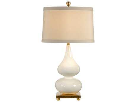 Table Lamps For Modern Crystal And More Luxedecor Wildwood Lamps Milk Glaze On Porcelain Old Gold Leaf Pinched Vase Table Lamp